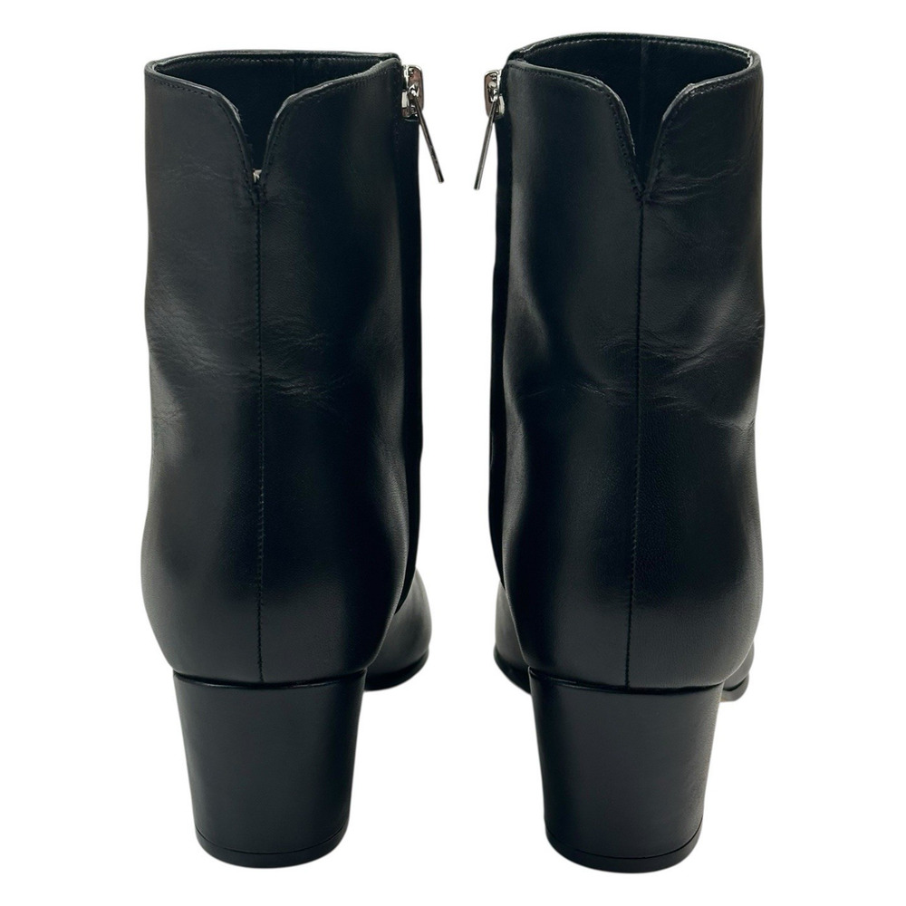 Marc Fisher LTD. Mavey Pointed Toe Black Leather Bootie Womens Size 9M New $219 - Picture 3 of 12